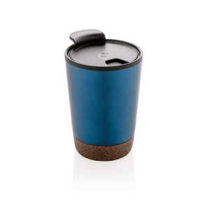 GRS RPP stainless steel cork coffee tumbler - Reklamnepredmety
