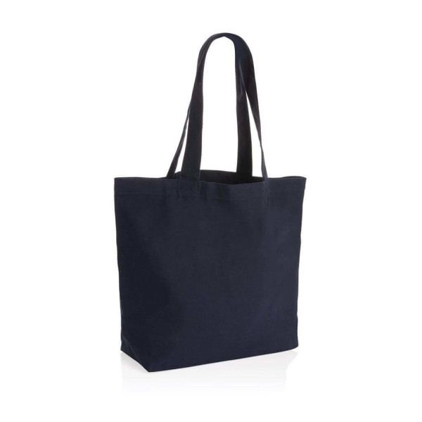 Impact AWARE™ recycled canvas shopper w/pocket 240gsm undyed