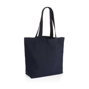 Impact AWARE™ recycled canvas shopper w/pocket 240gsm undyed - Reklamnepredmety