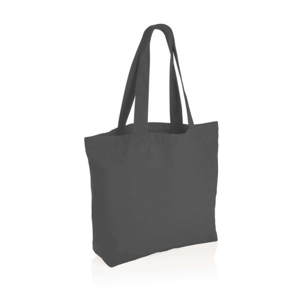 Impact AWARE™ recycled canvas shopper w/pocket 240gsm undyed