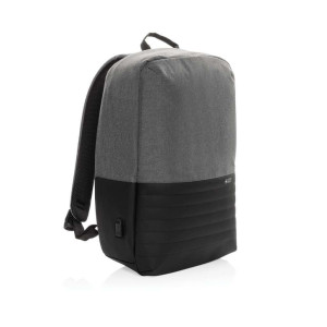 Swiss Peak AWARE™ RFID anti-theft 15' laptop backpack - Reklamnepredmety