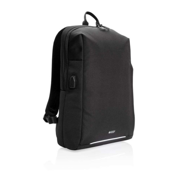 Swiss Peak AWARE™ RFID and USB laptop backpack