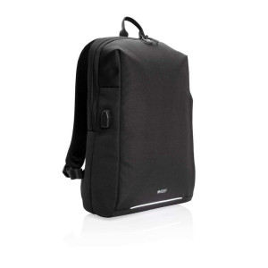 Swiss Peak AWARE™ RFID and USB laptop backpack - Reklamnepredmety