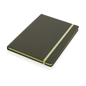GRS certified RPET A5 notebook - Reklamnepredmety