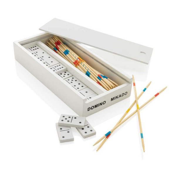 FSC® Deluxe mikado/domino in wooden box