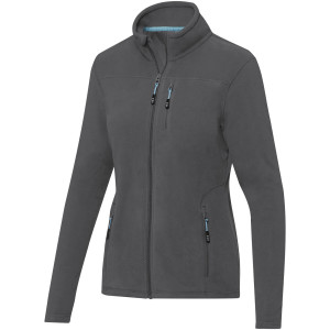 Amber women's GRS recycled full zip fleece jacket - Reklamnepredmety