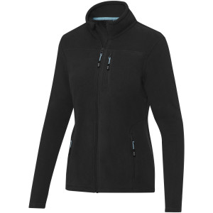 Amber women's GRS recycled full zip fleece jacket - Reklamnepredmety