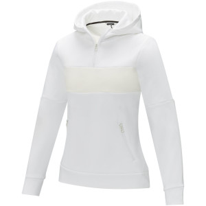 Sayan women's half zip anorak hooded sweater - Reklamnepredmety