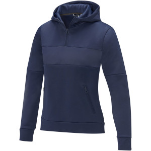 Sayan women's half zip anorak hooded sweater - Reklamnepredmety