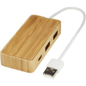 Tapas bamboo USB hub - Reklamnepredmety