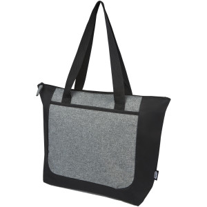 Reclaim GRS recycled two-tone zippered tote bag 15L - Reklamnepredmety