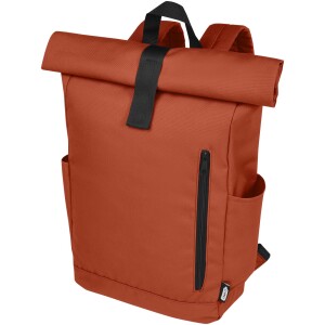 Byron 15.6" GRS RPET roll-top backpack 18L - Reklamnepredmety
