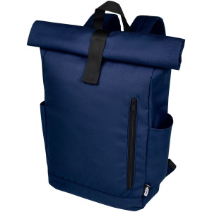 Byron 15.6" GRS RPET roll-top backpack 18L - Reklamnepredmety