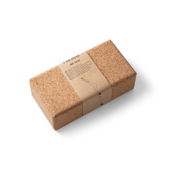 YALA. Yoga Cork Block