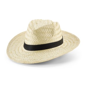 EDWARD POLI. Natural straw hat - Reklamnepredmety