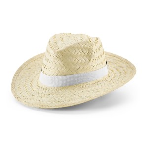 EDWARD POLI. Natural straw hat - Reklamnepredmety