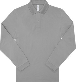 Piqué long-sleeved polo in heavy cotton - Reklamnepredmety