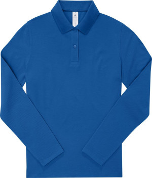 Women's long sleeve piqué polo in heavy cotton My Polo 210 LSL - Reklamnepredmety