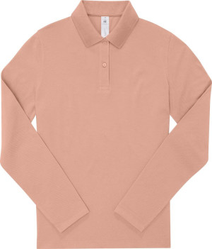 Women's long sleeve piqué polo in heavy cotton My Polo 210 LSL - Reklamnepredmety