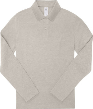 Women's long sleeve piqué polo in heavy cotton My Polo 210 LSL - Reklamnepredmety