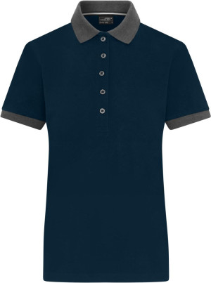 Women's contrast piqué polo JN 1303 - Reklamnepredmety