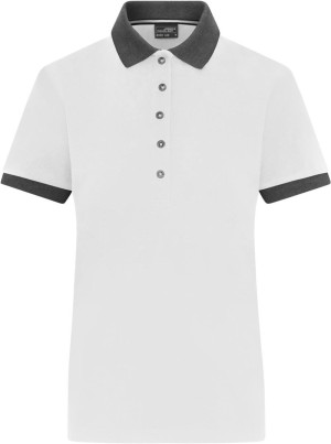 Women's contrast piqué polo JN 1303 - Reklamnepredmety