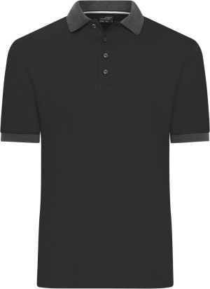 Men's contrast piqué polo JN 1304 - Reklamnepredmety