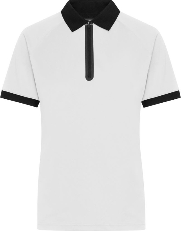 Women's polo with zipper JN 1307