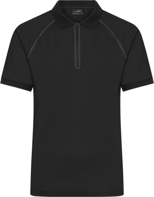 Men's polo with zipper JN 1308