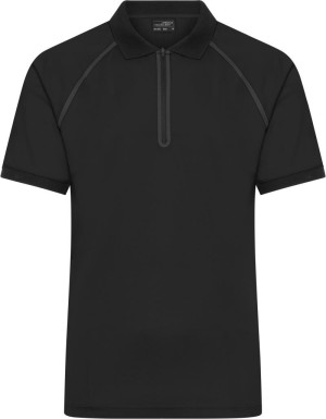 Men's polo with zipper JN 1308 - Reklamnepredmety