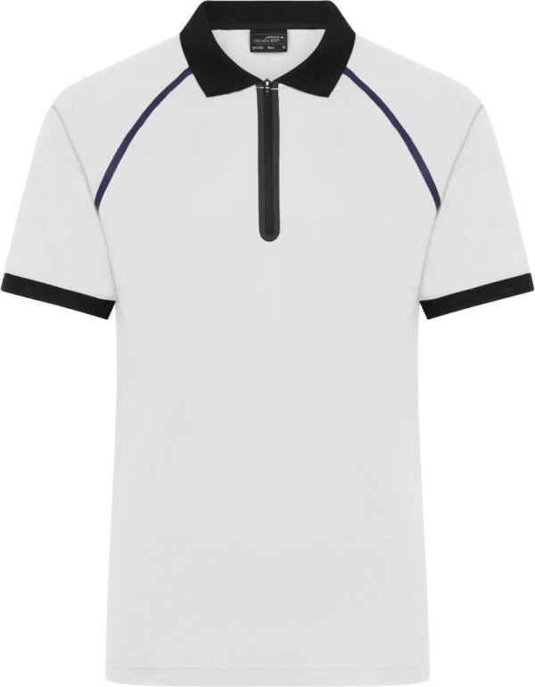 Men's polo with zipper JN 1308