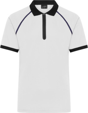 Men's polo with zipper JN 1308 - Reklamnepredmety