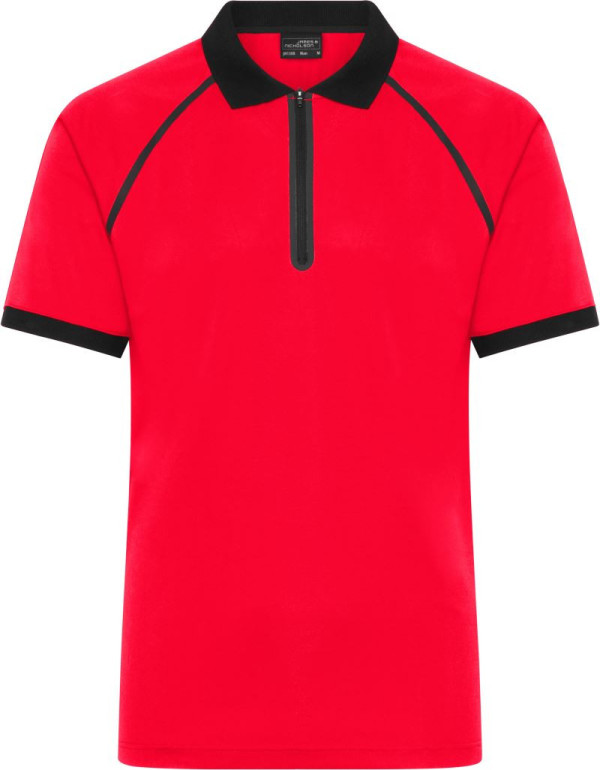 Men's polo with zipper JN 1308