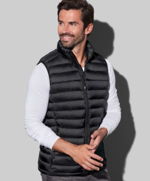 Men's Lux quilted vest - Reklamnepredmety