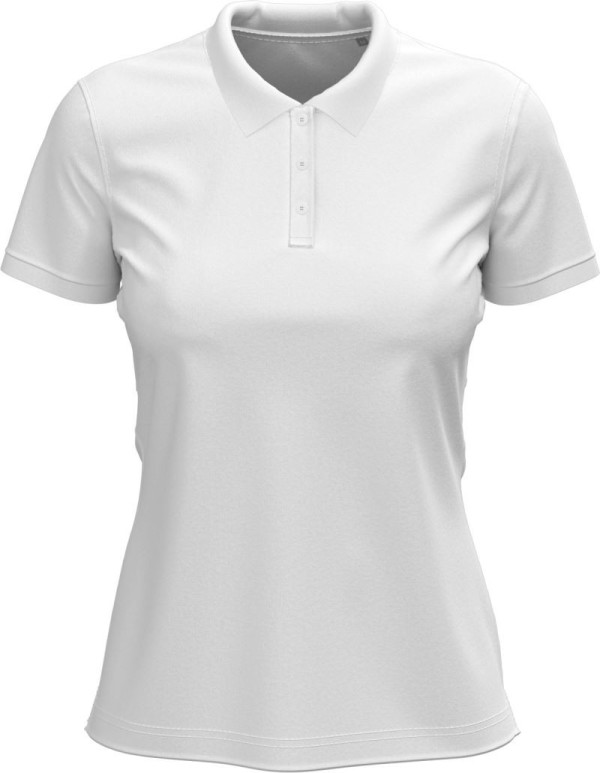 Women's stretch piqué polo in heavy cotton Claire