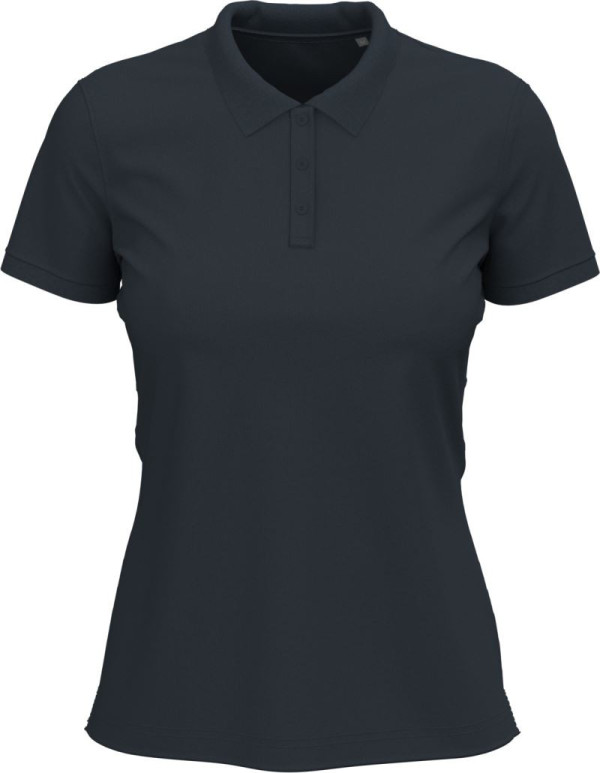 Women's stretch piqué polo in heavy cotton Claire