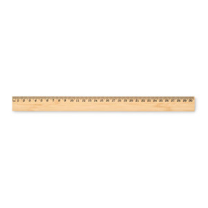 30 cm bamboo ruler BARIS - Reklamnepredmety
