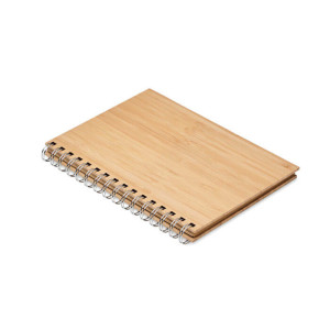Bamboo cover notebook BRAM - Reklamnepredmety