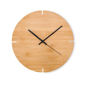 Bamboo wall clock ESFERE - Reklamnepredmety