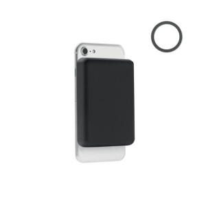 Magnetic wireless charger (15W) and power Bank (5000 mAh) DOUBLETIC - Reklamnepredmety