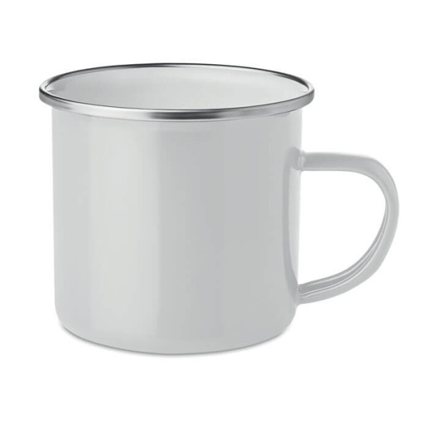 Metal vintage mug PLATEADO