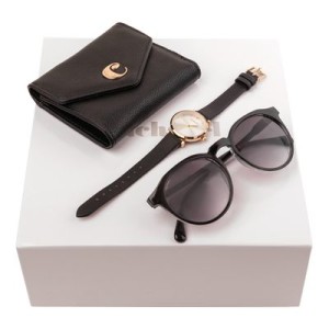 Set Cacharel Black (lady purse, watch & sunglasses) - Reklamnepredmety