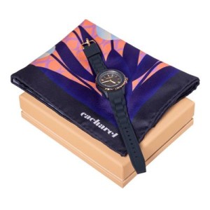 Set Cacharel Navy (watch & scarf) - Reklamnepredmety