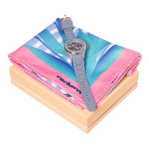 Set Cacharel Light Blue (watch & scarf) - Reklamnepredmety