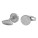 Cufflinks Chronobike Matt Black - FJM221B-2 - variant Ps FJM221B