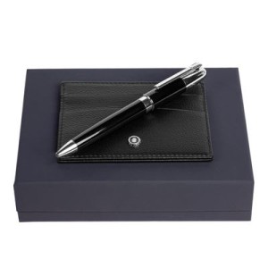 Set Festina Black (ballpoint pen & card holder) - Reklamnepredmety