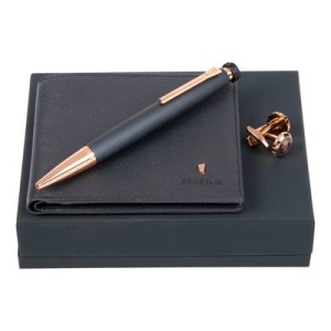 Set (ballpoint pen, wallet & cufflinks) - Reklamnepredmety