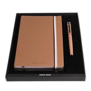 Set HUGO BOSS (rollerball pen & note pad A5) - Reklamnepredmety