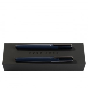 Set Gear Minimal Black & Navy (rollerball pen & fountain pen) - Reklamnepredmety