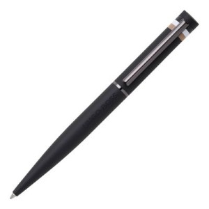 Ballpoint pen Loop Black Iconic - Reklamnepredmety